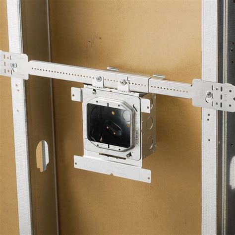 metal electrical box bracket support|electrical outlet mounting bracket.